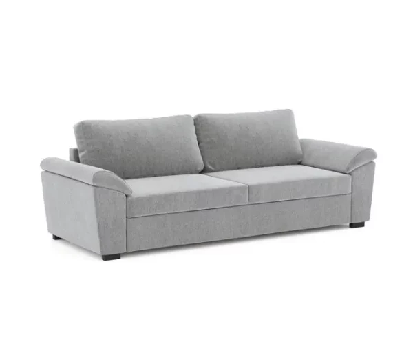 Sofá cama 3 lugares HANSAN cinza claro