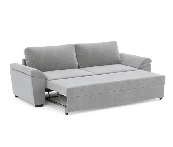 Sofá cama 3 lugares HANSAN cinza claro