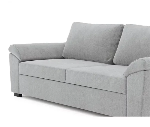 Sofá cama 3 lugares HANSAN cinza claro