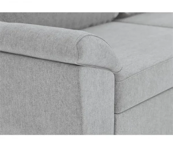 Sofá cama 3 lugares HANSAN cinza claro