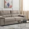 3 Seater Sofa, VOGAR, light brown DEF