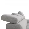 Sofá de canto reversível 3 lugares com cama GUSTO gris
