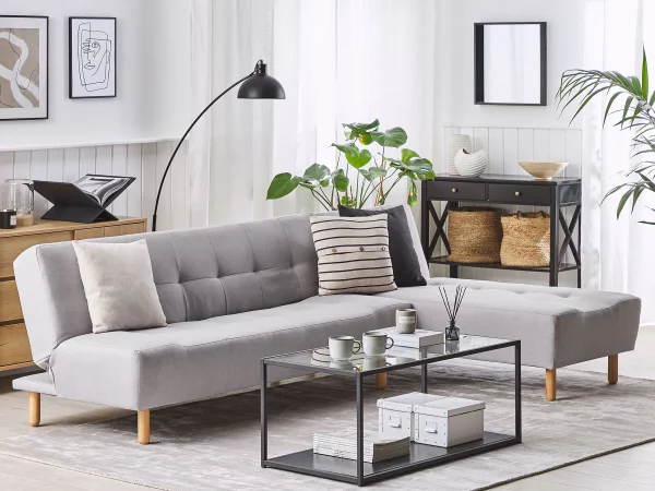 Ecksofa ALSTEN hellgrau CH