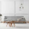 3 Seater Sofa fabric, grey SOSJO