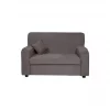 Sofá fixo de 2 lugares Dpasteu, Sofá de tecido, Sofá linear que economiza espaço, Sofá para apartamentos pequenos, 125x73h85 cm, Cinza