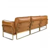 Sofá chaise longue esquerdo em pele 6231