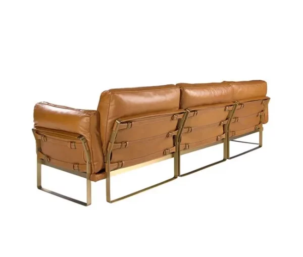 Sofá chaise longue esquerdo em pele 6231