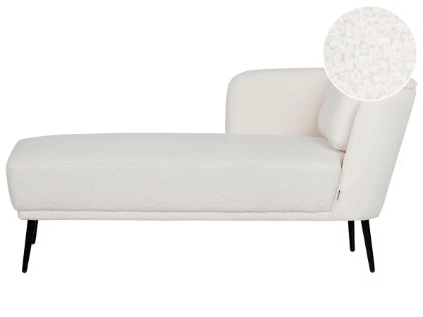 Right Hand Chaise Lounge Off-White Boucle ARTHEZE DEF