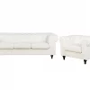 Sofa Set CHESTERFIELD Off-White DEF
