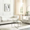 Sofa Set CHESTERFIELD Off-White DEF