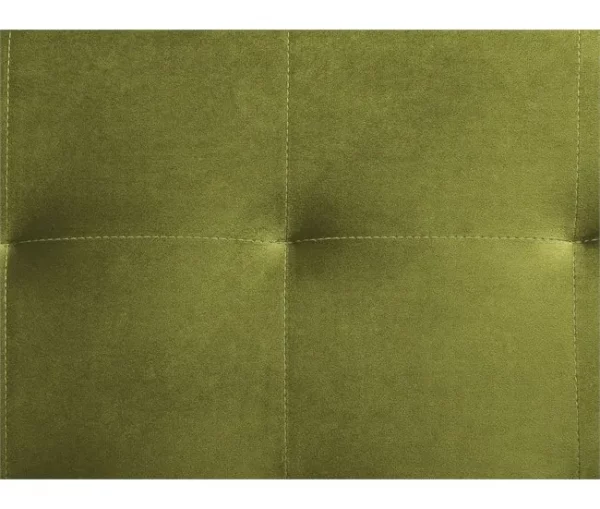 Sofá-cama de 3 lugares em veludo verde ABERDEEN