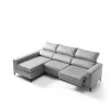 Chaise longue BLINK esquerda 4 lugares cinza claro