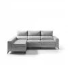 Chaise longue BLINK esquerda 4 lugares cinza claro
