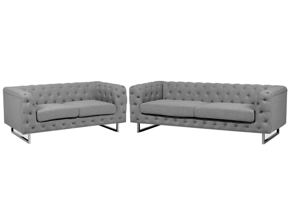 Sofa Set VISSLAND, Hellgrau CH