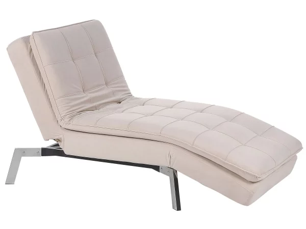 Chaiselongue LOIRET beige verstellbar CH