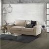 Sofá fixo Daarn, sofá de 3 lugares, 100% Fabricado na Itália, sofá de tecido para sala, com braços finos, 200x95h90 cm, Bege