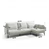Chaise longue 4 lugares dereita cor bege NIKO