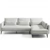 Chaise longue 4 lugares dereita cor bege NIKO
