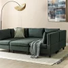 5-Seater Modular Sofa + Ottoman UNSTAD Dark Green DEF