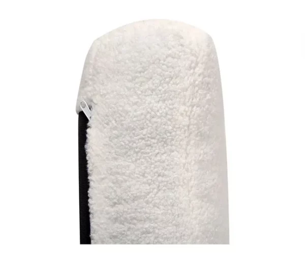 Sofá 2 lugares em bouclé branco TUVE