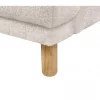 Sofá 2 lugares em bouclé branco TUVE
