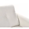 Sofá 2 lugares em bouclé branco TUVE