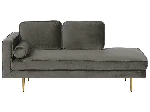Chaiselongue MIRAMAS links taupe CH