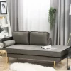 Chaiselongue MIRAMAS links taupe CH