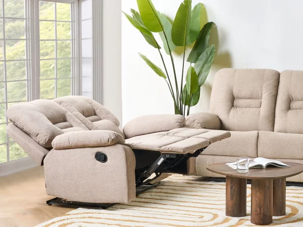 2 Seater Sofa BERGEN Beige DEF