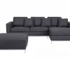 Sofa OSLO Ecksofa L grau CH