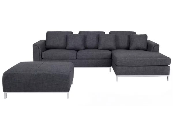 Sofa OSLO Ecksofa L grau CH