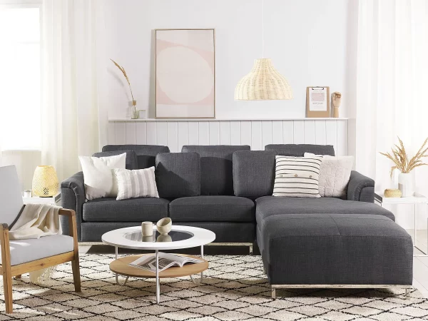 Sofa OSLO Ecksofa L grau CH
