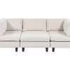 5-Seater Modular Sofa + Ottoman UNSTAD Light Beige DEF
