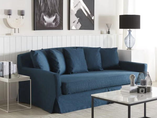 3-Sitzer Sofa GILJA marineblau CH