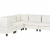 5-Seater Modular Corner Sofa UNSTAD White DEF
