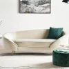 Velvet Sofa SAVAR Beige DEF