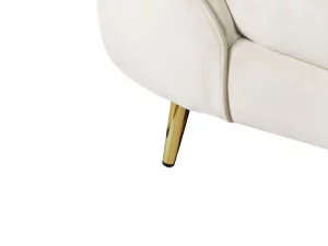 Velvet Sofa SAVAR Beige DEF
