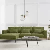 Corner Sofa R, FLAM, Green, DEF