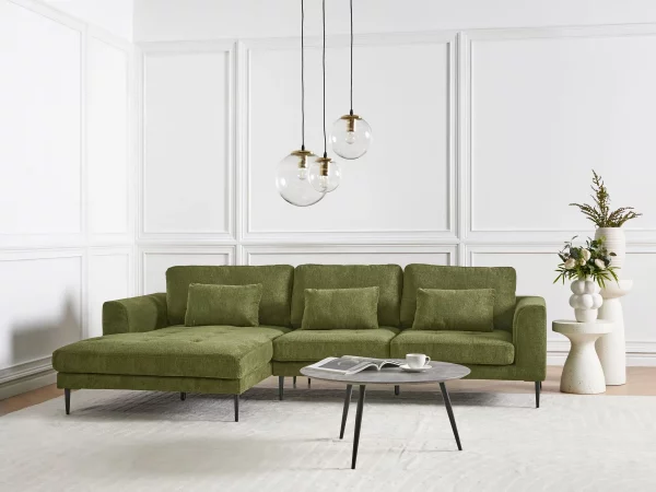 Corner Sofa R, FLAM, Green, DEF