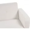Sofá-cama 3 lugares em tecido bouclé branco FLORLI