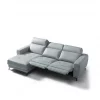 Chaise longue relax elétrica SALMA esquerda 4 lugares cinza