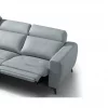 Chaise longue relax elétrica SALMA esquerda 4 lugares cinza