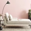 Left Hand Chaise, EWRON, Light Beige,DEF