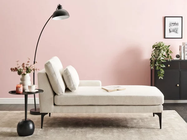 Left Hand Chaise, EWRON, Light Beige,DEF