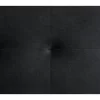 Sofá-cama XXL de 6 lugares com repousa-pés em veludo preto ABERDEEN
