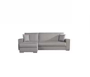 Chaise longue com cama 4 lugares reversível LAILA cor cinza