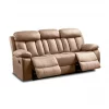 Sofá Kendal de 3 lugares para relaxar, duehome, Beige (ancho),