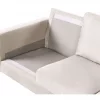 Sofá de 3 lugares em tecido creme claro GAVLE