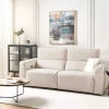 Sofa, ULVEN, White, DEF