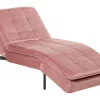 Chaiselongue LOIRET rosa verstellbar CH